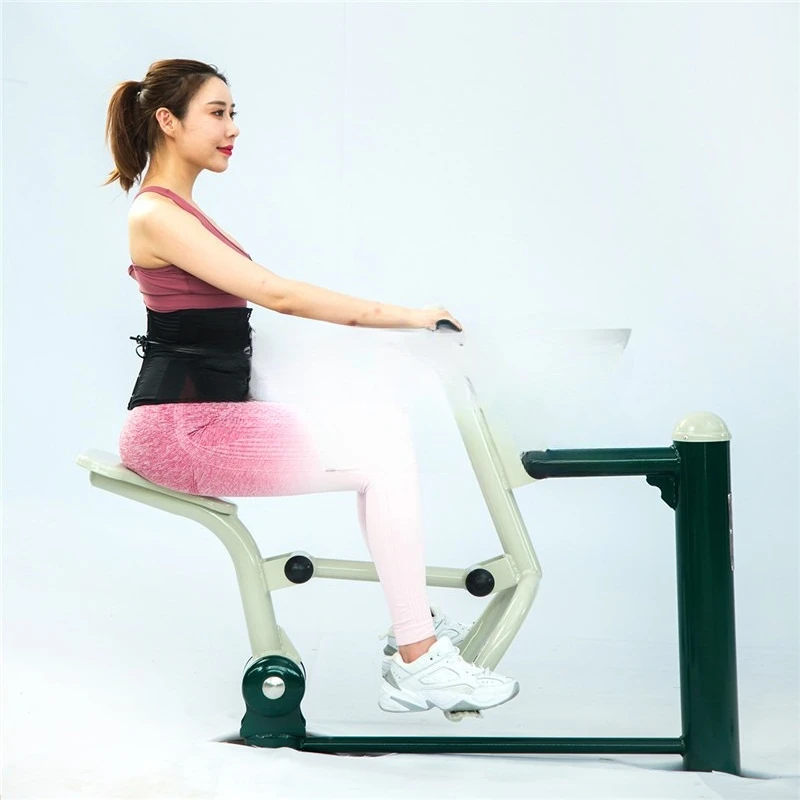 Outdoor Fitness Equipment for The Elderly Outdoor Fitness Facilities Park, Single Plastic Wood Riding Machine