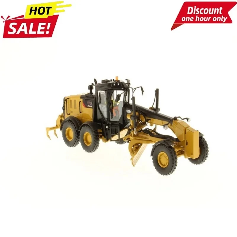 

1:50 Motor Grader Diecast Model for 12M3 with Forklift Attachment Alloy Construction Vehicle 85519