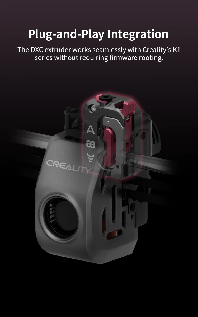 

Экструдер Phaetus DXC без комплекта экструзионного механизма двигателя для CREALITY K1 K1C K1 Max, аксессуар для обновления детали 3D-принтера