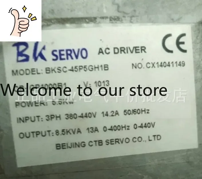 

2025.5 Customized Genuine BKSC-45P5GH1 B Ultra Synchronous CTB Spindle Motor Driver 5.5KW Upgraded To GH5B