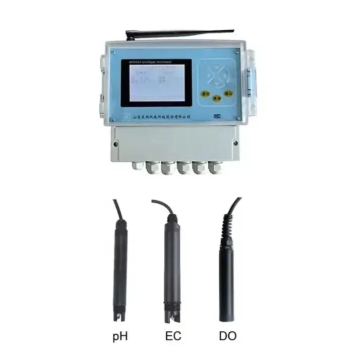 Digital Water Quality for Aquaculture pH EC DO Temperature Sensors Multi Parameter Tester for Fish Farming Pond