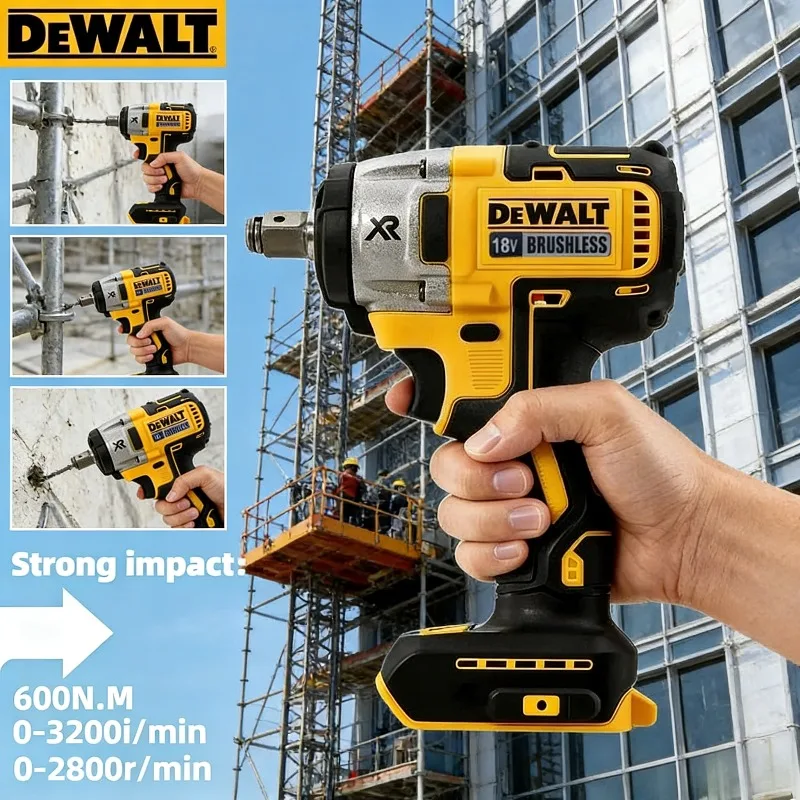 dewalt-dcf880-high-torque-high-speed-brushless-lithium-battery-impact-wrench-detachable-tire-powerful-disassembly-tool
