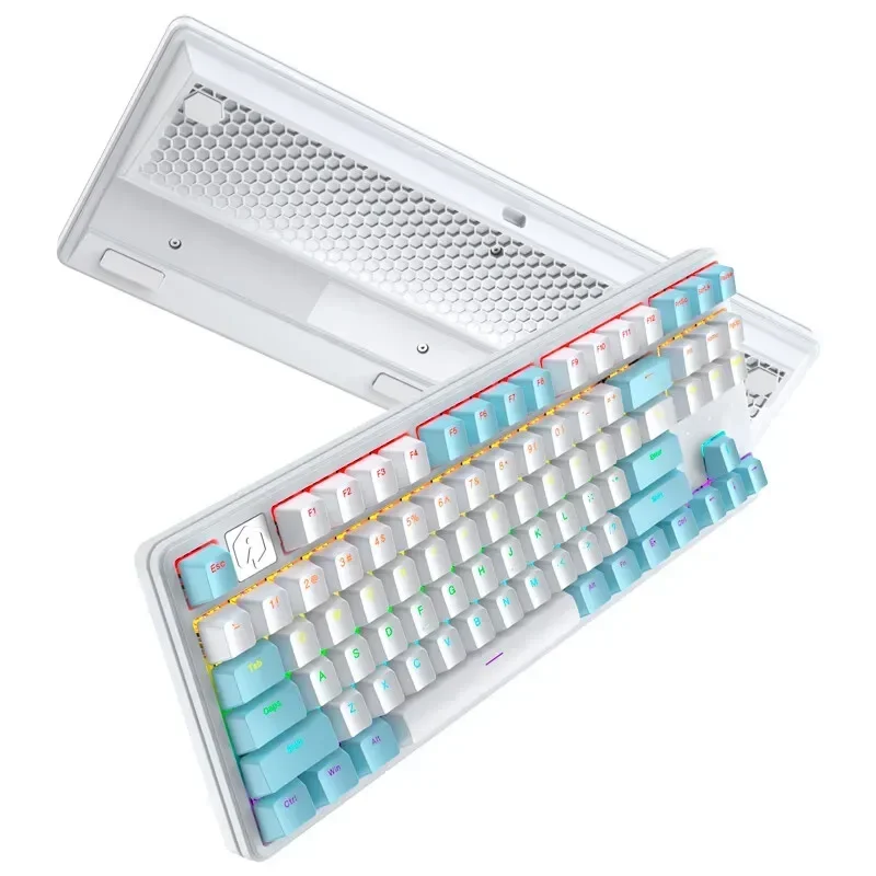 Imagem -06 - Irok Na87 Gamer Teclado Mecânico com Fio Teclados de Alta Fidelidade Som Esports 8k Personalizado Hot-swap Rgb Retroiluminado Teclado para Jogos