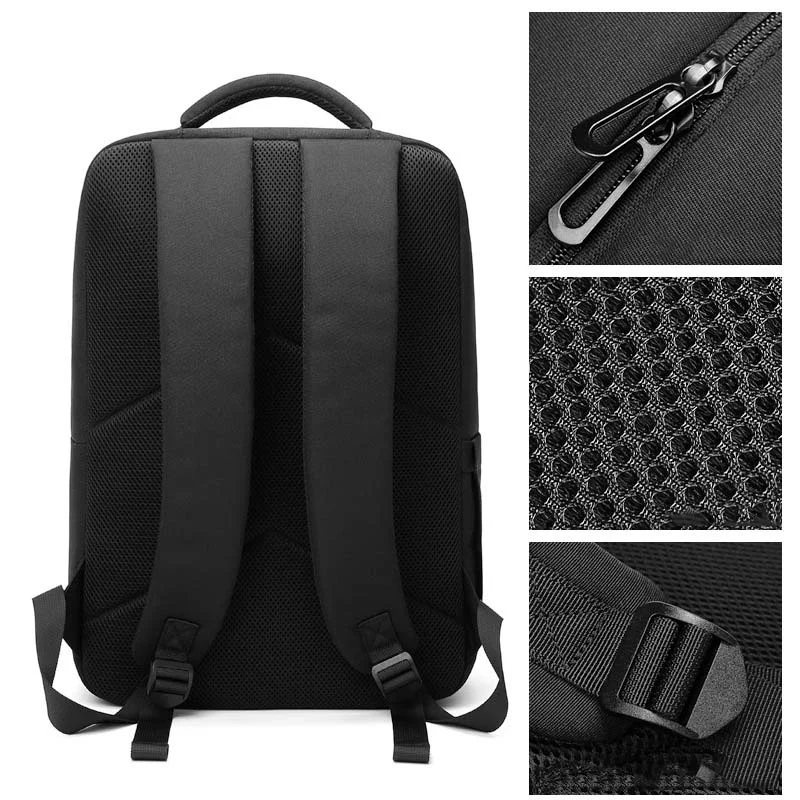 15.6" JCHENSH Men's Laptop Backpack Large Capacity Waterproof Anti Theft Oxford Bag School Bags For Men