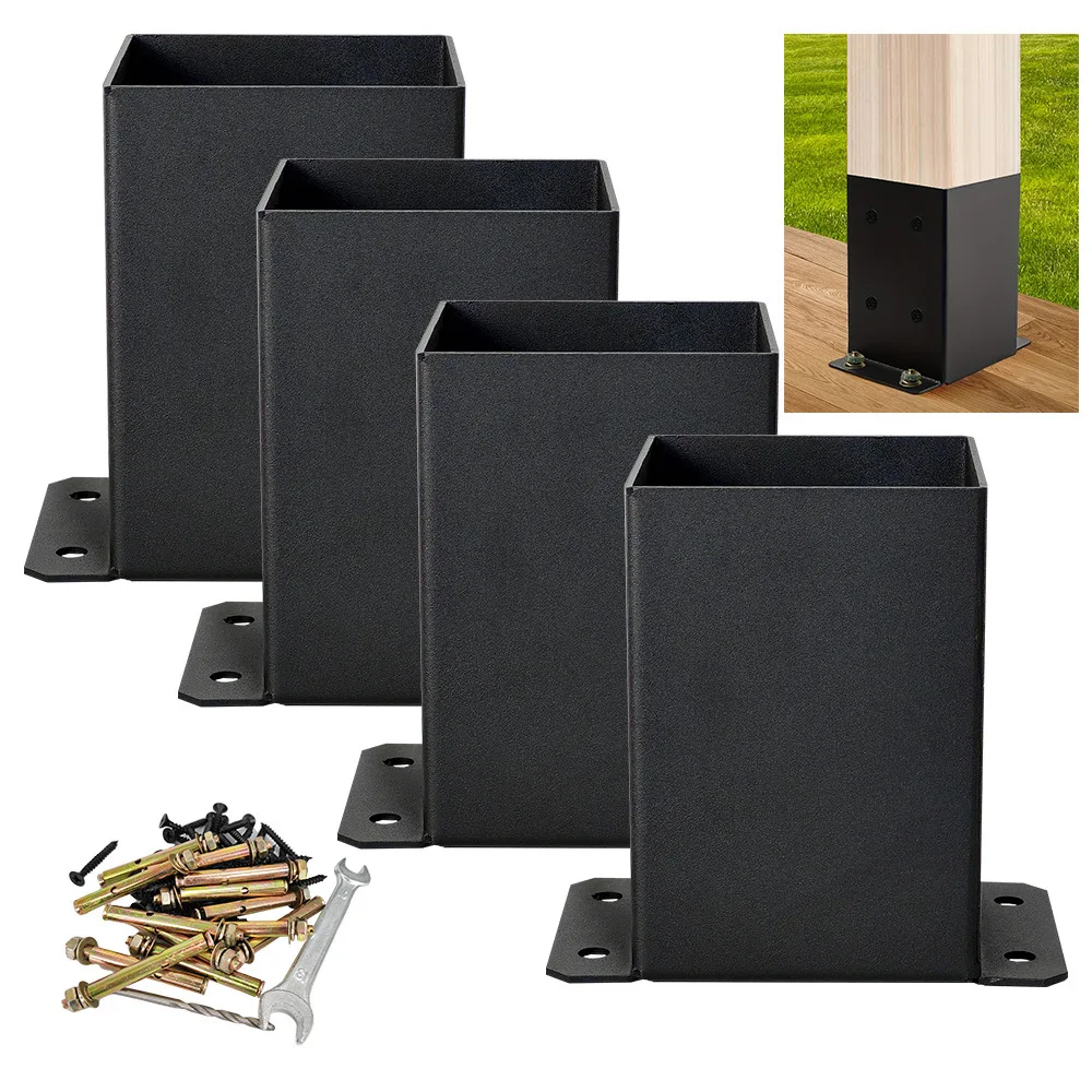 

Крепление для беседки, анкер для крепления к земле, металлический защитный комплект для деревянных почтовых ящиков, заборов, лестниц