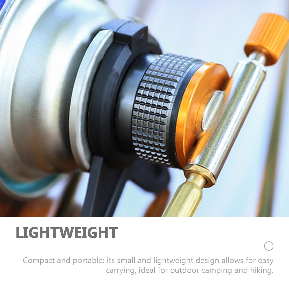 

Outdoor Gas Stove Connection Adapter Small Propane Converter Gas Tank Converter Quick Connect Camping Supplies Leak-Proof