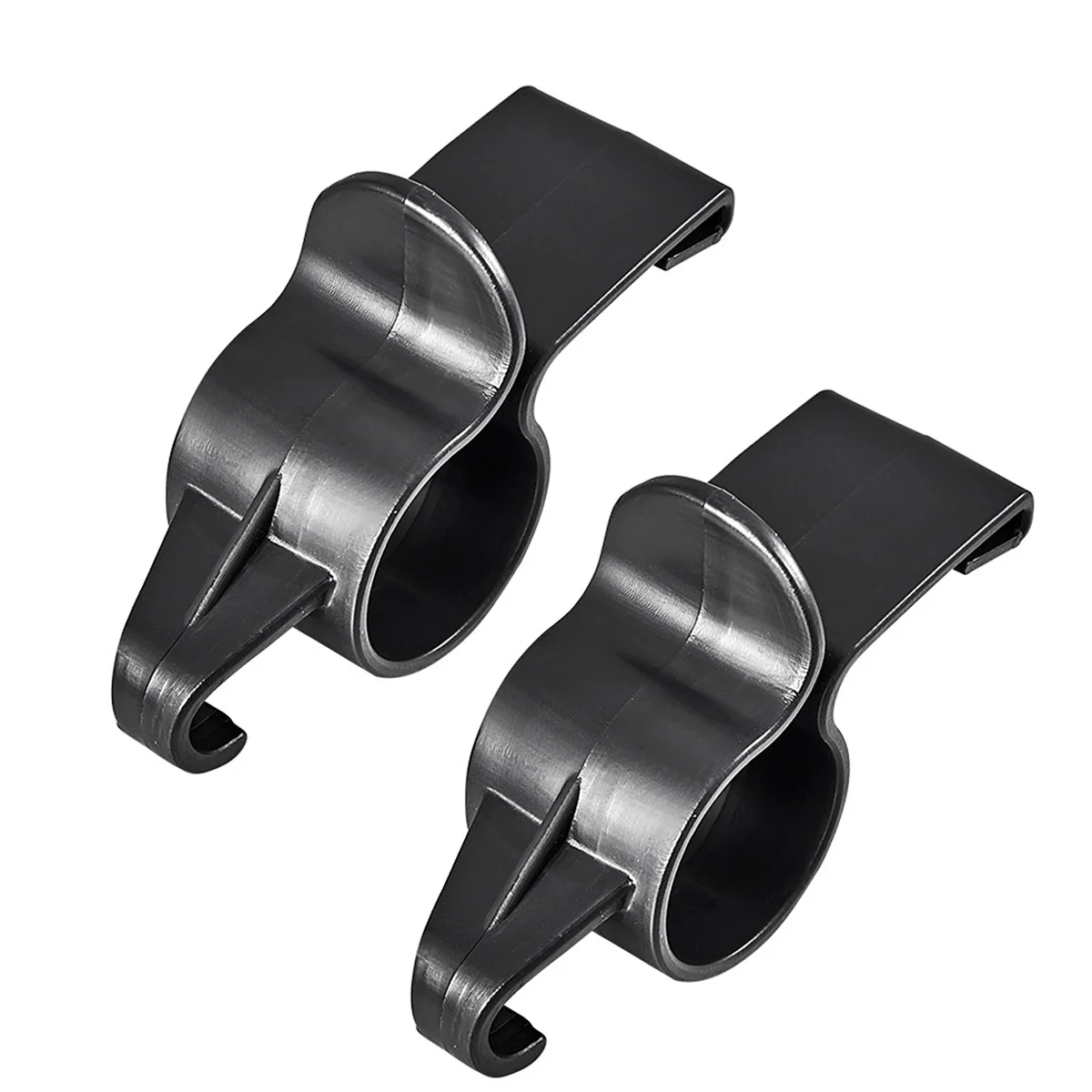 

2Pcs Car Hook Trunk Hangers Black Easy Mount Auto Car Organizer Expand Storage Space Holders for Umbrella Cleaning Cloth