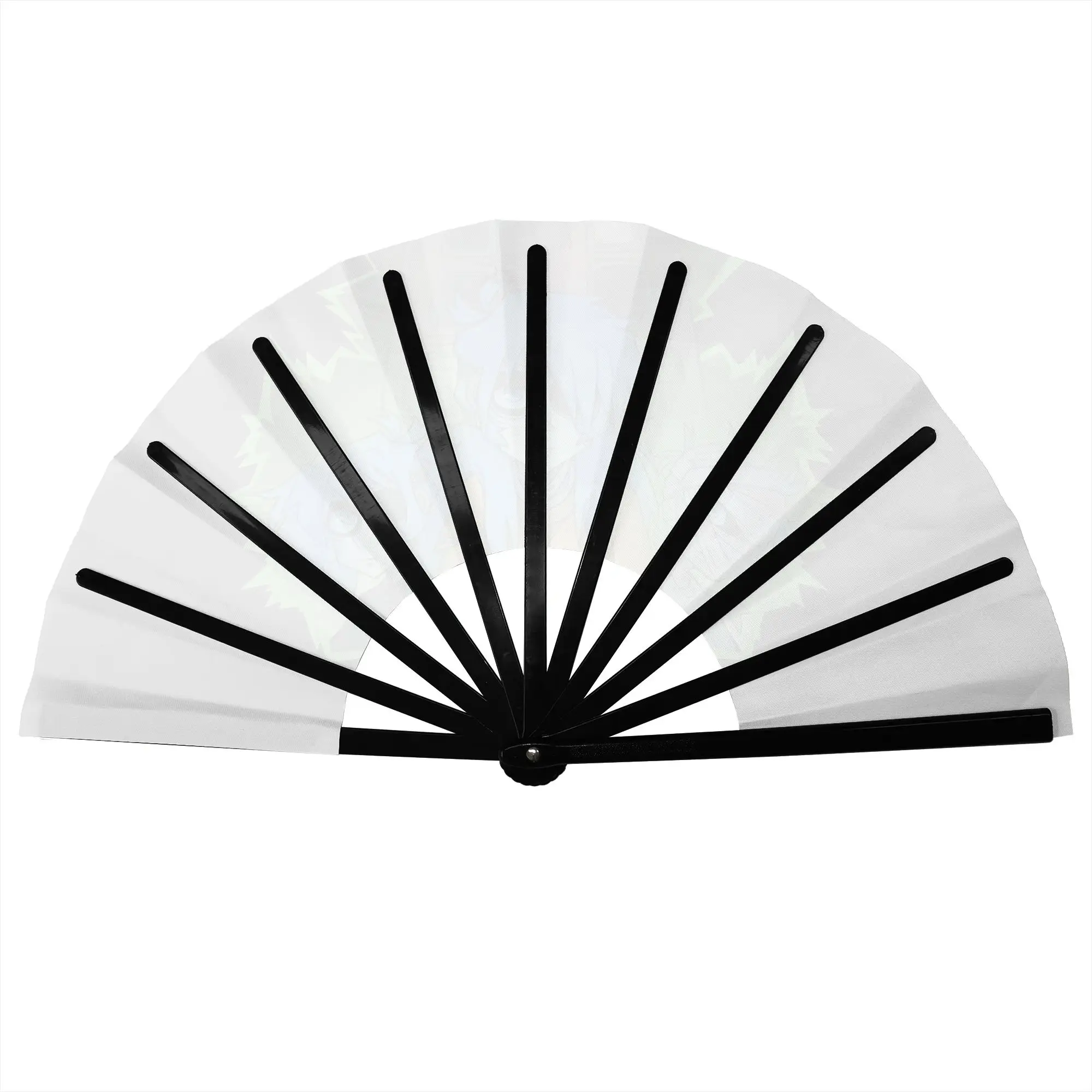 S-Sallyes Face Game Traditional Folding Fan Oriental Art  Mystery High-Quality Polyester Fans Gift Elegant Decorative Hand Fan