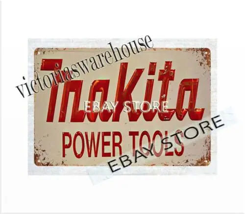 Makita Power Tools Metall-Blechschild Küchendekoration