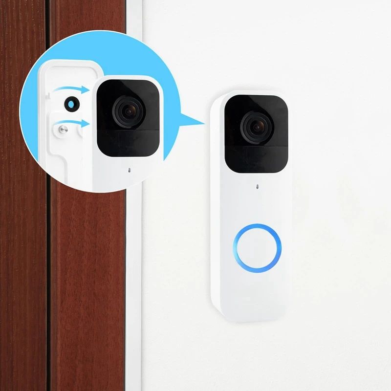 Backplate Replacement For Blink Video Doorbell, Back Plate Part With Mount Replacement Parts (White-2 Pack)