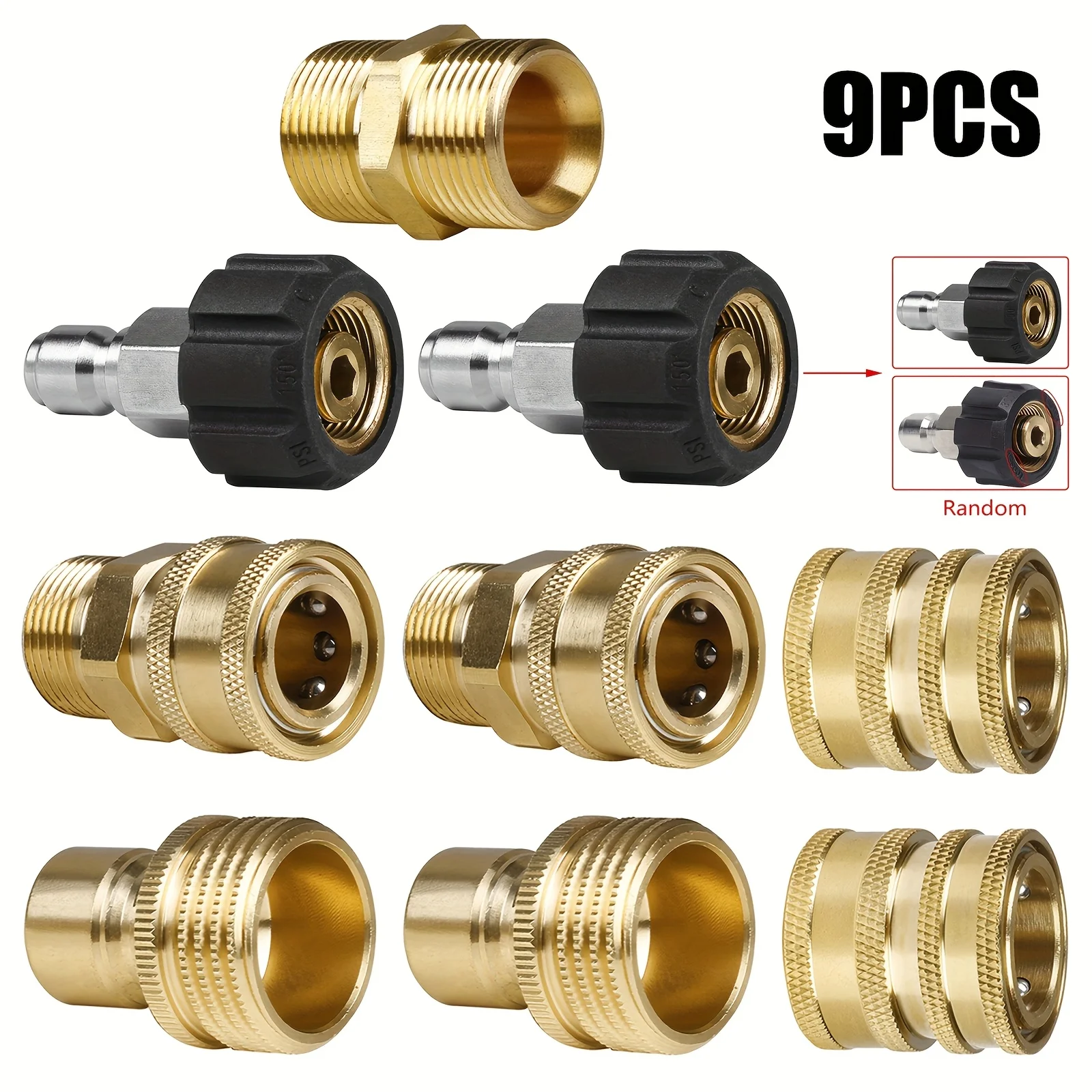 Multi-Function High Pressure Washer Conversion Kit, M22 Swivel, 3/8