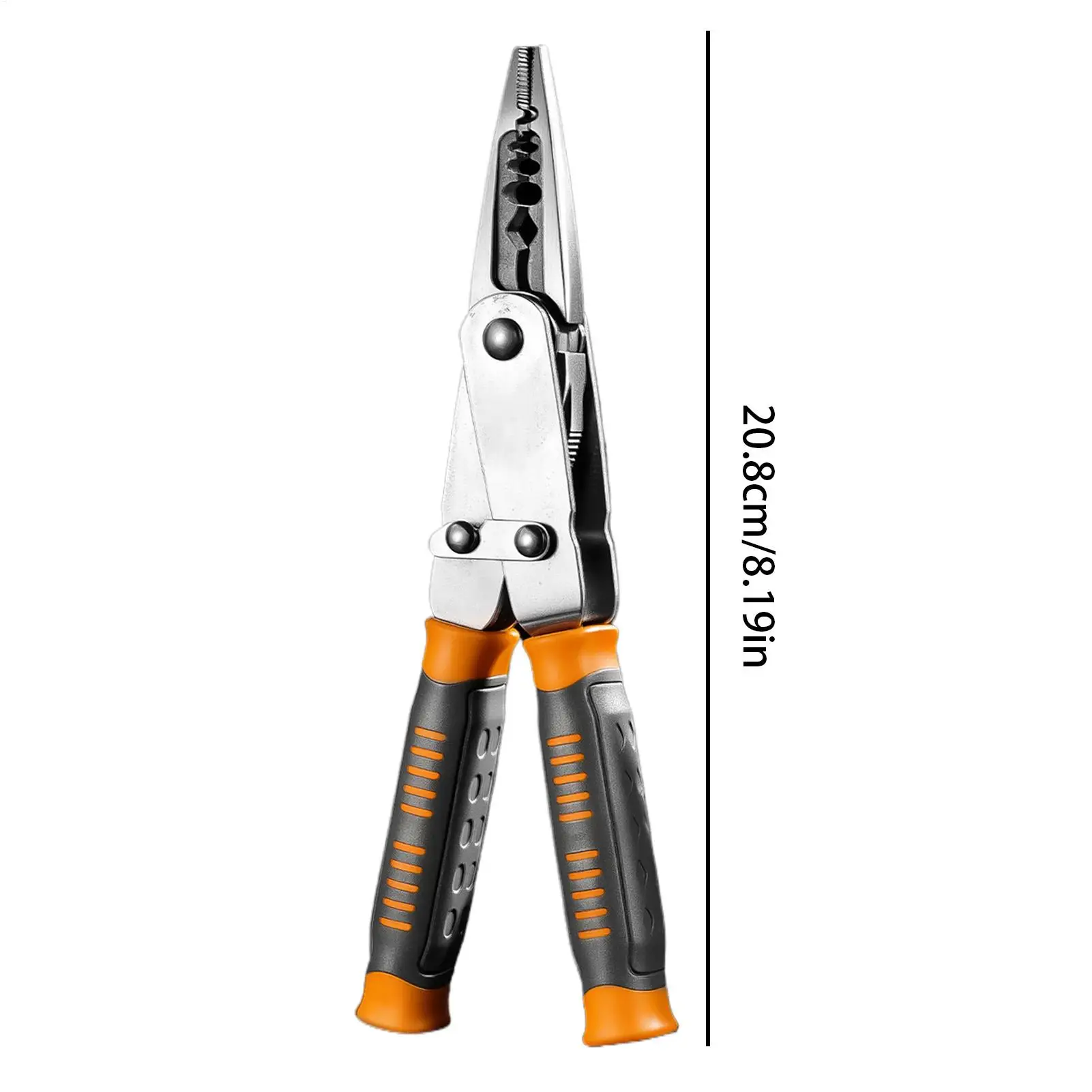 Abisolierzange, 2-in-1-Schere, Werkzeug, Schneidezange für elektrische Arbeiten, Abisolieren, Schneiden, Crimpen, Schälen, Drähte, Kabelbrechen