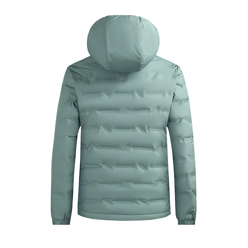 Padded Waterproof Windproof Thicken Hoodies Women Duck Down Jacket Autumn Winter Outerwear Tops Lightweight Causal Coat Cardigan