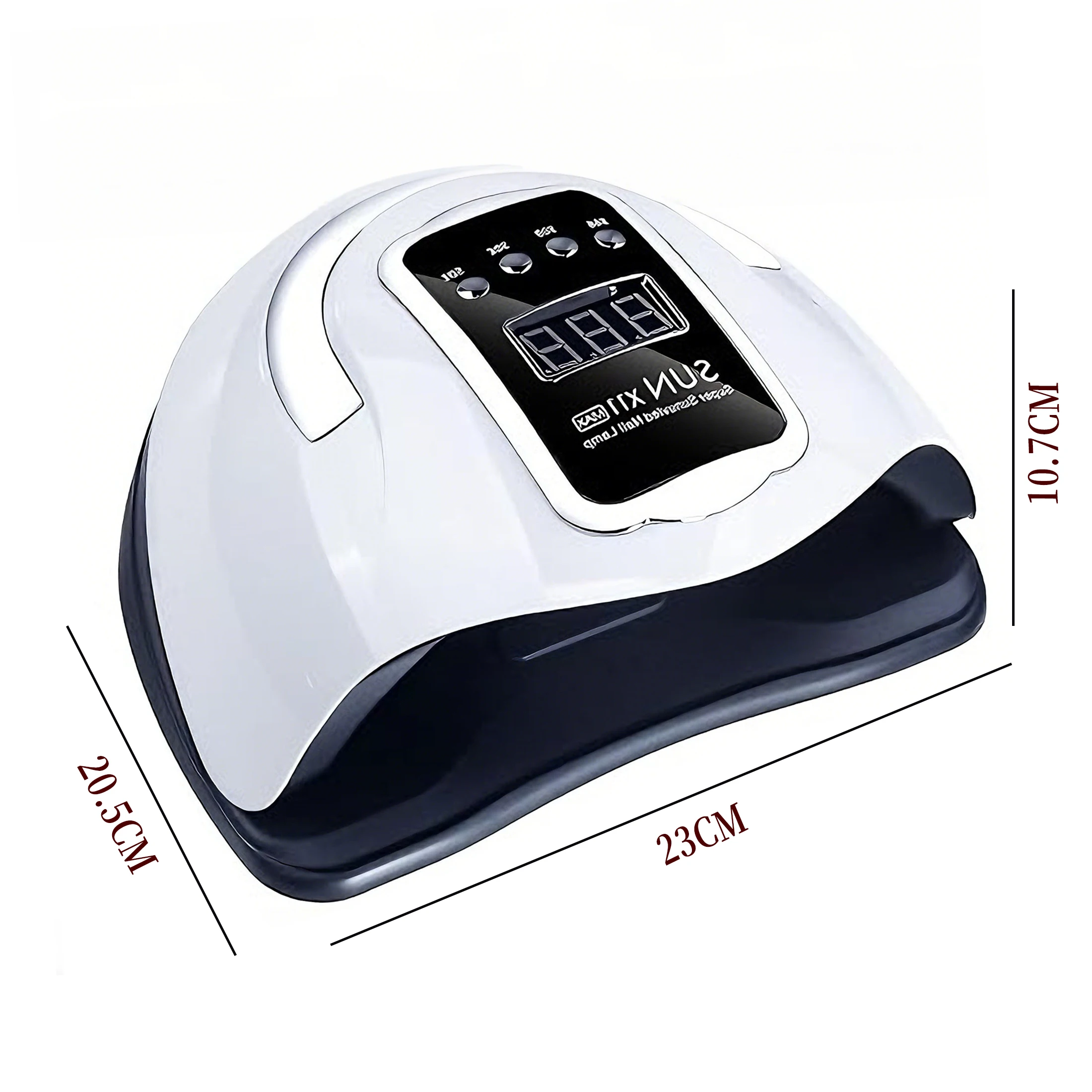 SUN X11 MAX Lampada professionale per asciugare le unghie per manicure Macchina per asciugare lo smalto gel per unghie da 280 W con sensore automatico Lampada per unghie UV LED