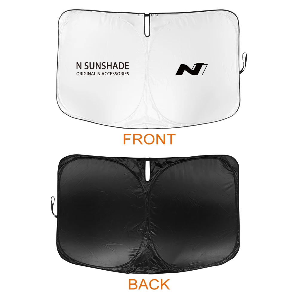 For Hyundai i20n i30n i10n NLine Tucson Kona Sonata Veloster Elantra Car Front Windshield Cover Ultraviolet-proof Sunshade