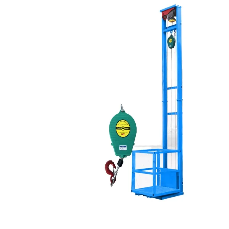 

Electric Hydraulic Lift Freight Elevator Platform Small Factory Household Warehouse Rail Cargo