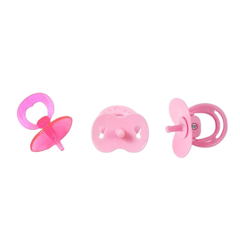 Juguetes para jugar a las casitas para niños, botella de simulación/pañal/sucette, babero, Mini suministros diarios para bebés, accesorios para casa de muñecas