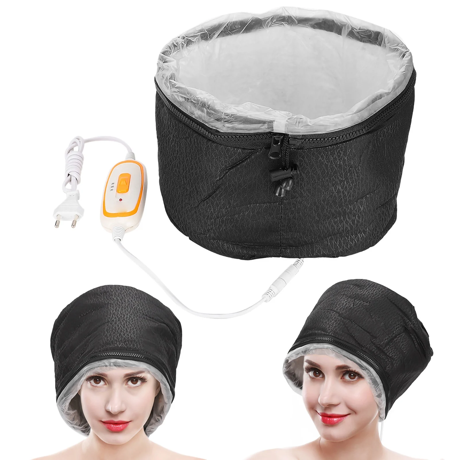 Sombrero eléctrico para el cabello, tratamiento térmico para salón de teñido, enchufe europeo, 220V