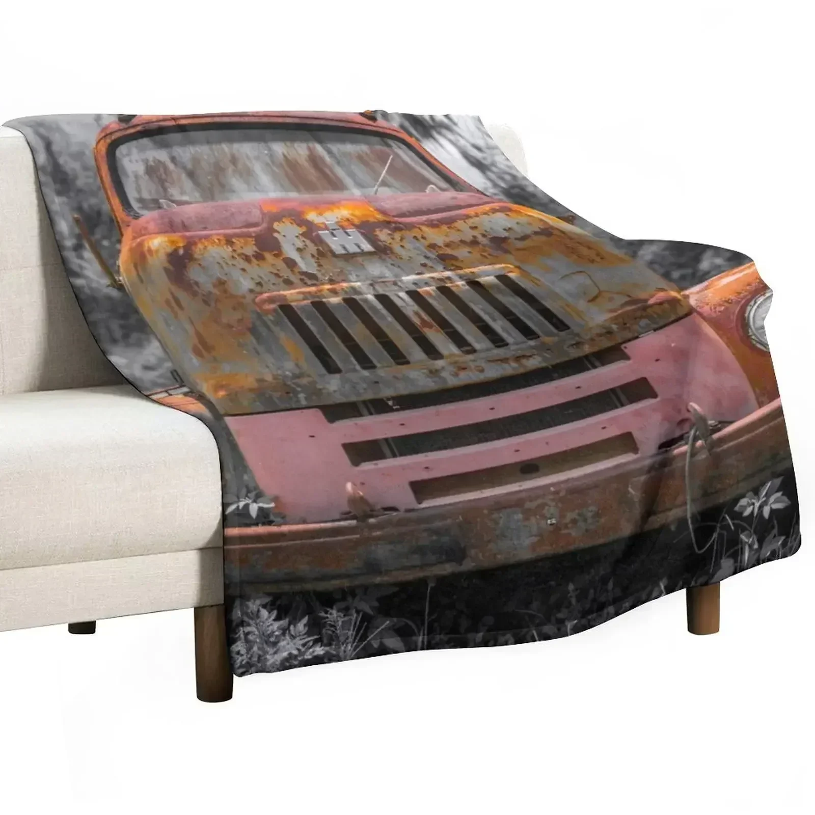 

Rust Series Throw Blanket Warm Comfortable Blanket Gift for Parents Friends