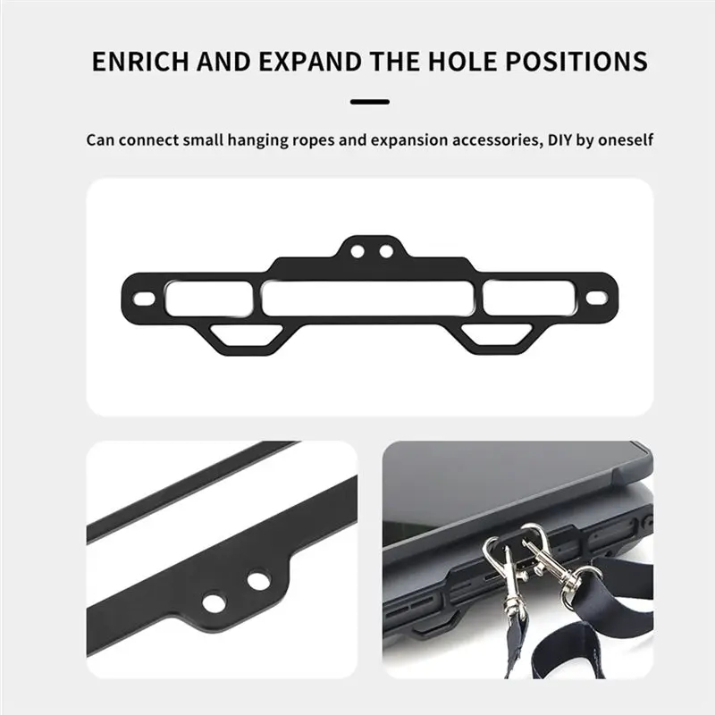 DJI RC Pro 2용 컨트롤 스크린 마운트 보드 후크 브래킷 스트랩 버클 홀더 포함 DJI 4 Pro용