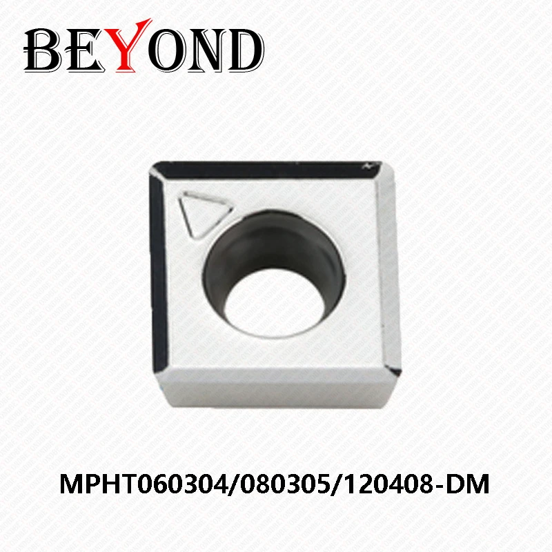 BEYOND MPHT060304-DM MPHT080305-DM MPHT120408-DM H01 Carbide Inserts For Aluminum Copper MPHT 060304 080305 120408 Lathe Tools