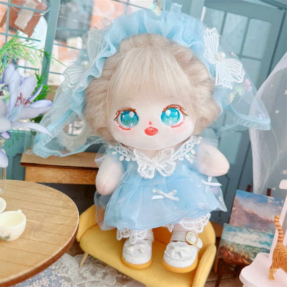 

Stuffed Clothes Wedding Dress 20cm Cotton Clothes Lolita Outfit Cotton 's Clothes Kawaii Mini Clothes Children's Gift
