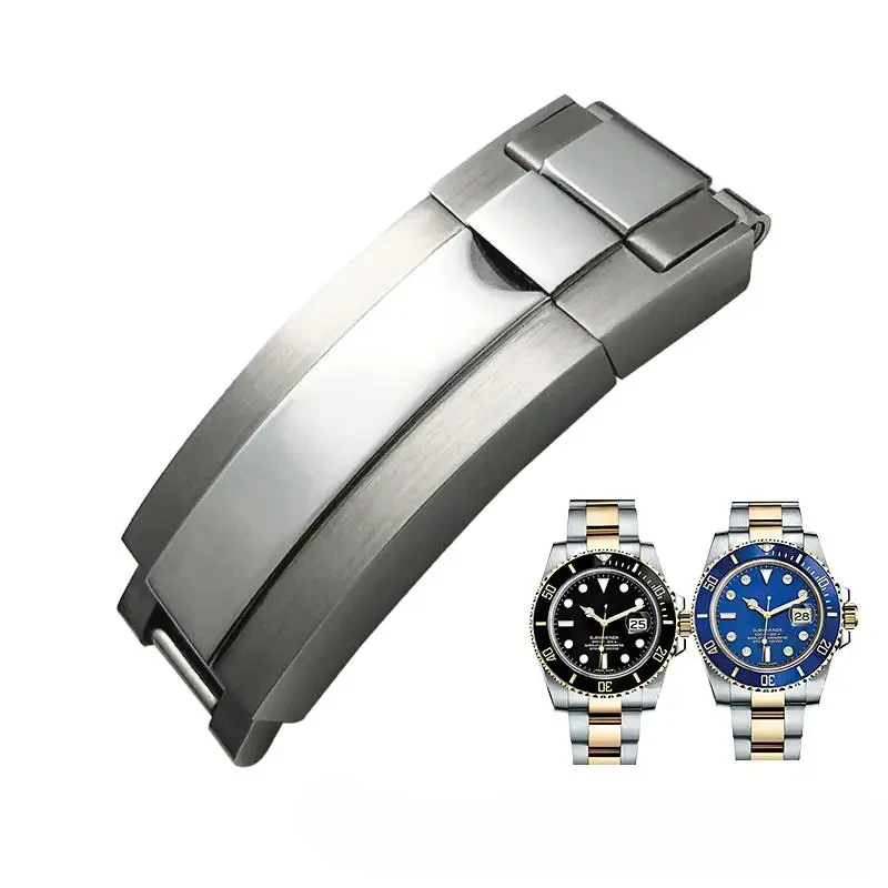 High Quality Watch Band Glidelock Clasp 16mm For Rolex DAYTONA SUBMARINER Yacht-Master GMT Fine-tuning Pull Button Buckle