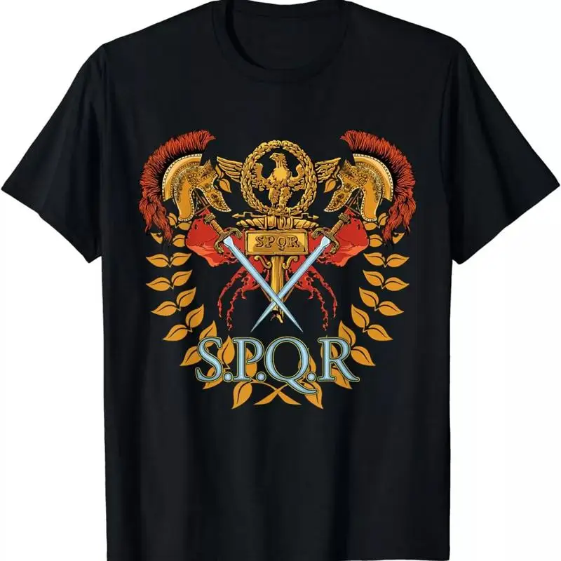 NEW LIMITED SPQR Ancient Rome Roman Empire Design Best Gift T-Shirt S-3XL