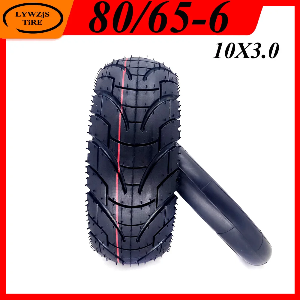 80/65-6 Inner Outer Tyre for Electric Scooter 10 Inch TOUVT 10x3.0/10x2.50 Upgrade Pneumatic Tire Replacement Parts