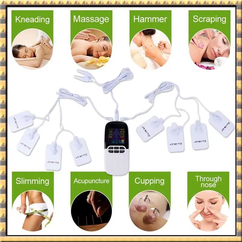 

Лидер продаж 3X перезаряжаемый TENS Unit Health Herald цифровая терапевтическая машина EMS TENS машина физиотерапия массаж тела и шеи