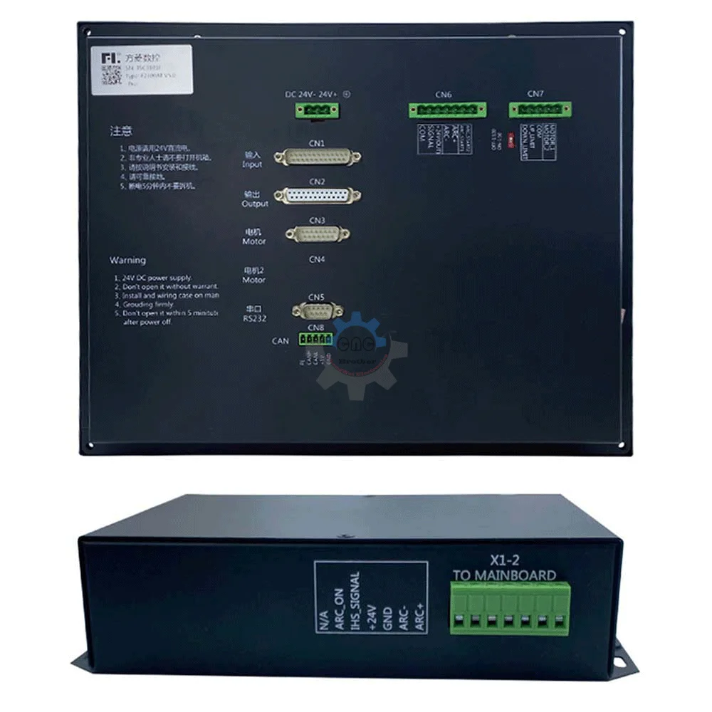 F2300AT Fangling V5.0 2-axis plasma flame cutting controller flat cutting built-in height control F16301 arc voltage adjustment