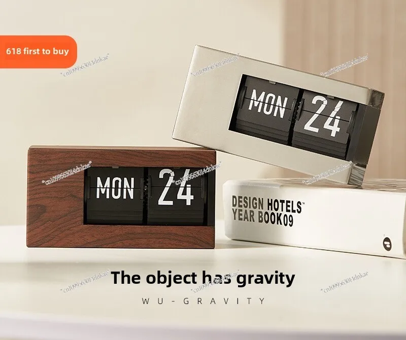 High-End Weekly Desktop Calendar 'Ten Thousand Years' Design Creative Intelligence Home Office Decor Ornament