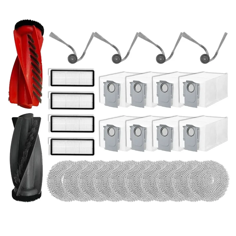 

A24F-для Roborock Qrevo Curv запасные части аксессуары Hepa фильтр швабра тканевый мешок для пыли основная боковая щетка