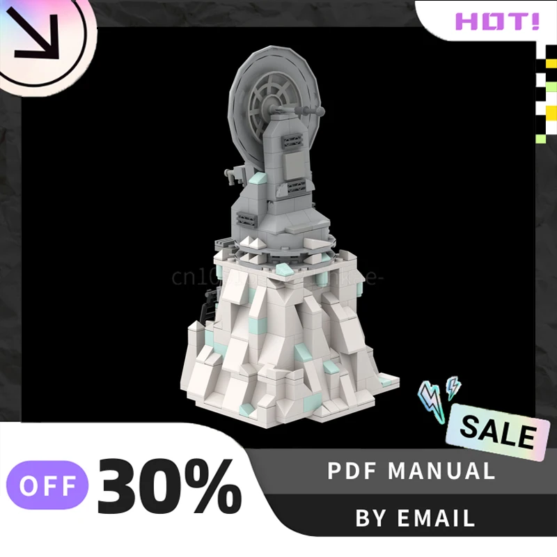 

[492 шт.] индивидуальный MOC диск турель креативный набор строительных блоков STEM игрушки DIY комплект строительной модели подарки на день рождения