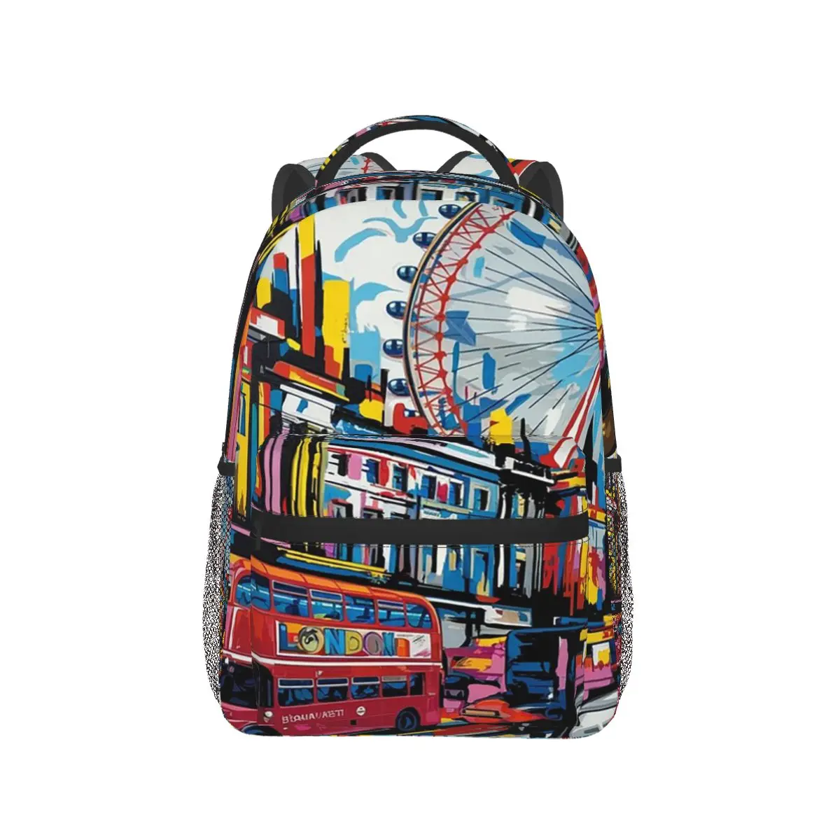 Mochila con diseño de la Rueda Gigante del Big Ben de Londres, gran oferta, mochila de gran capacidad para niños y niñas, mochila escolar, bolsos de hombro