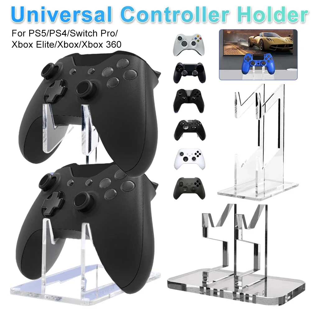 2-layer 1 Layer Controller Holder Acrylic Gamepad for Switch Pro/PS5/Xbox Series X/PS4/PS2/PS3 Joystick Rack Stand Accessories