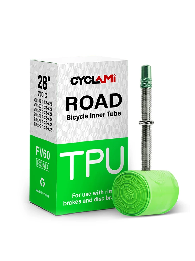 AliExpress CYCLAMI Ultralight Bike TPU Inner Tube 700C 700 X 18 23 25 28 30 32 Road Bicycle TPU Material Tire