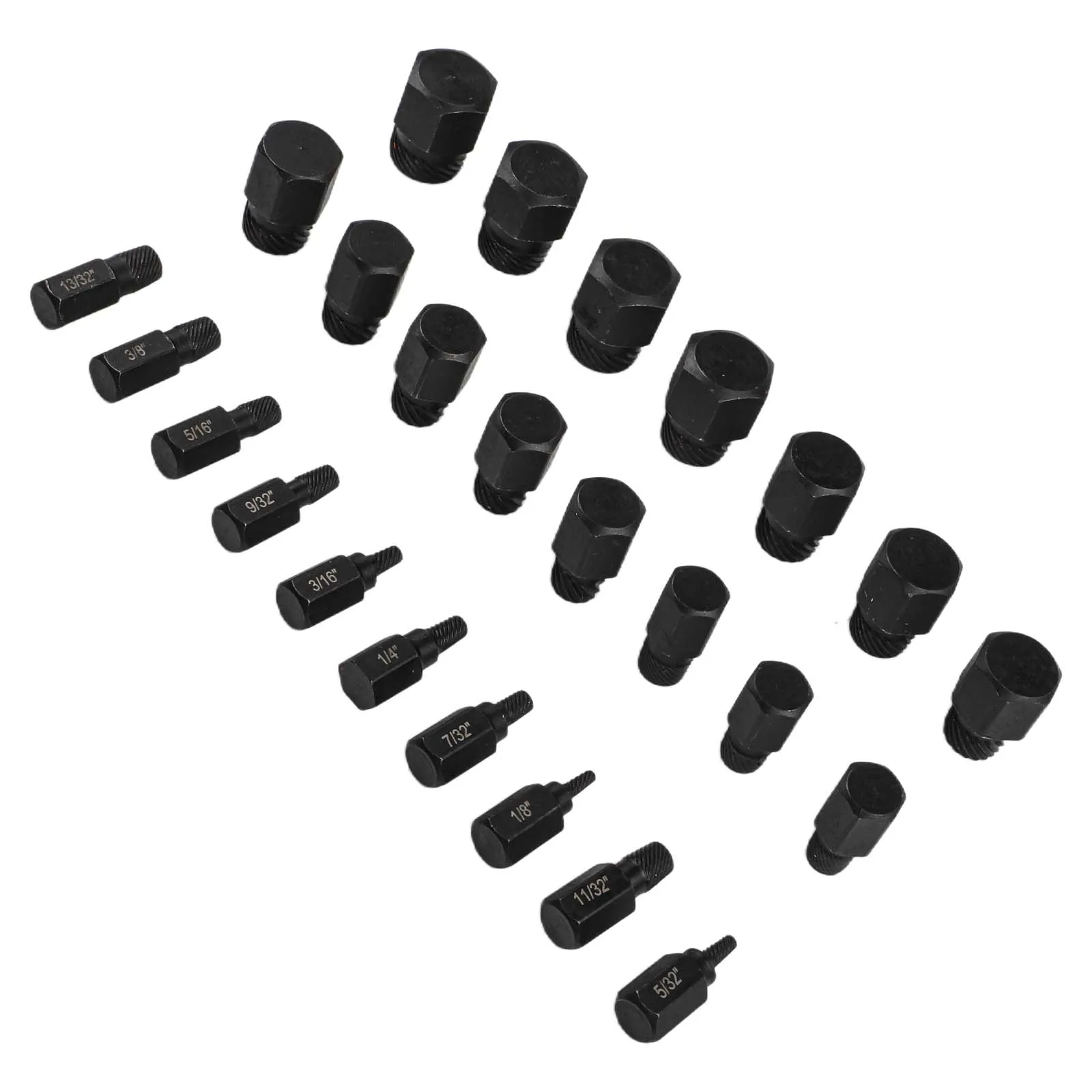 

Hex Screw Extractor Set of 25Pcs Perfect Tool for DIY Enthusiasts and Professionals for Stripped Screw Removal