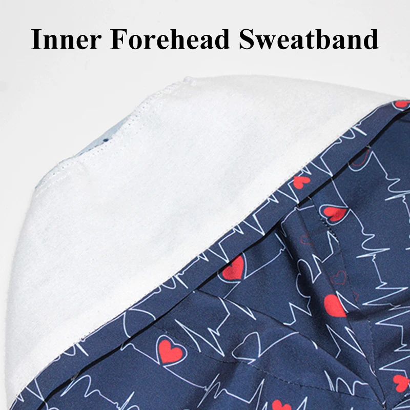 Gorros de trabajo de enfermería para hombre y mujer, gorro exfoliante TOOTH, gorros estéticos para clínica F1170, nuevo patrón, 2026