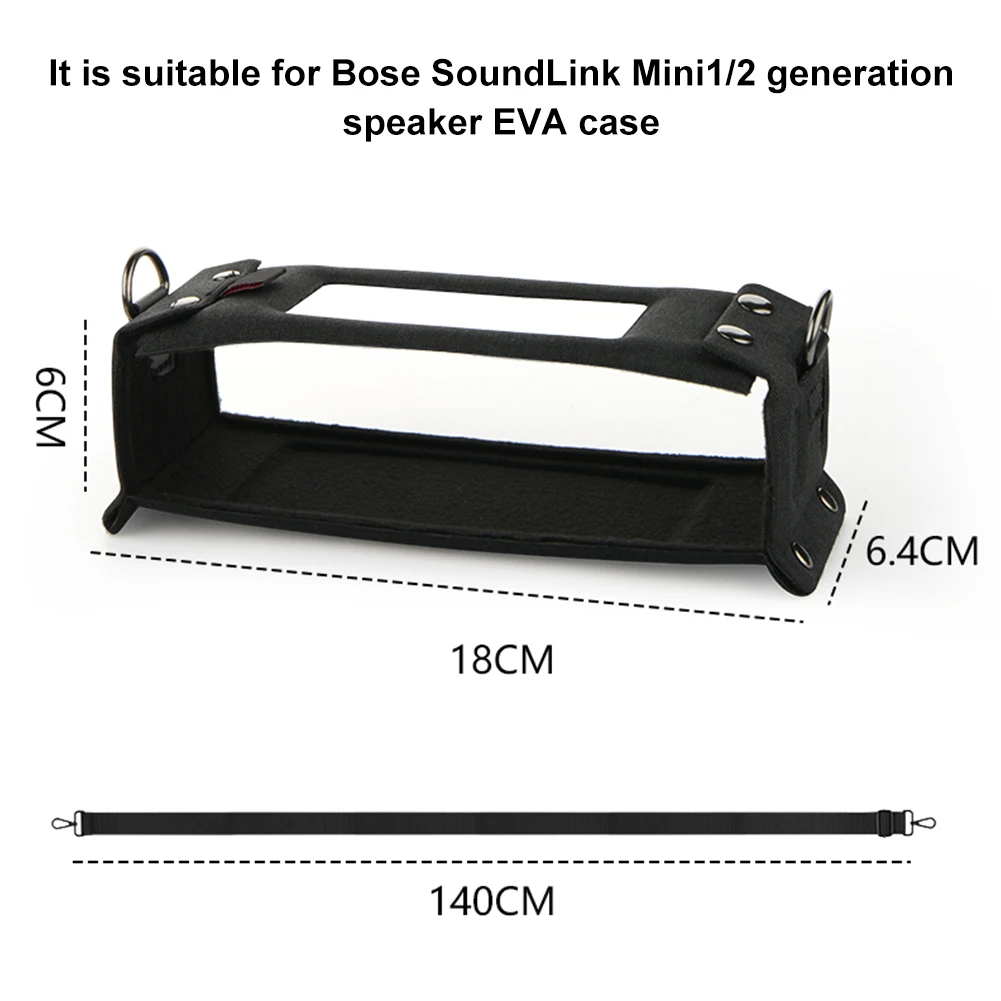 Travel Carrying Case Anti-Scratch Portable Cover Wear-Resistant Speaker Protective Sleeve for Bose SoundLink Mini&II Accessories