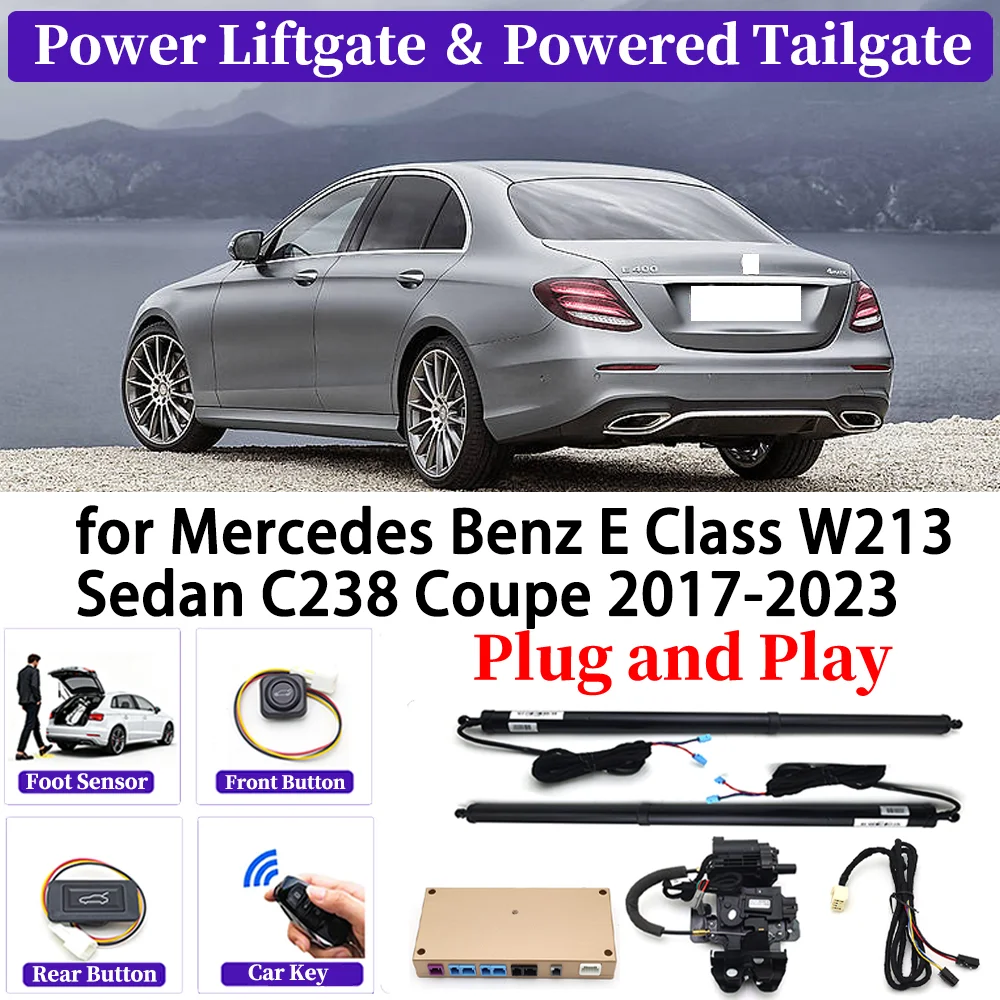

for Mercedes Benz E Class W213 Sedan C238 Coupe 2017-2023 Car Automatic Power Liftgate Kit Smart Auto Electric Tailgate System