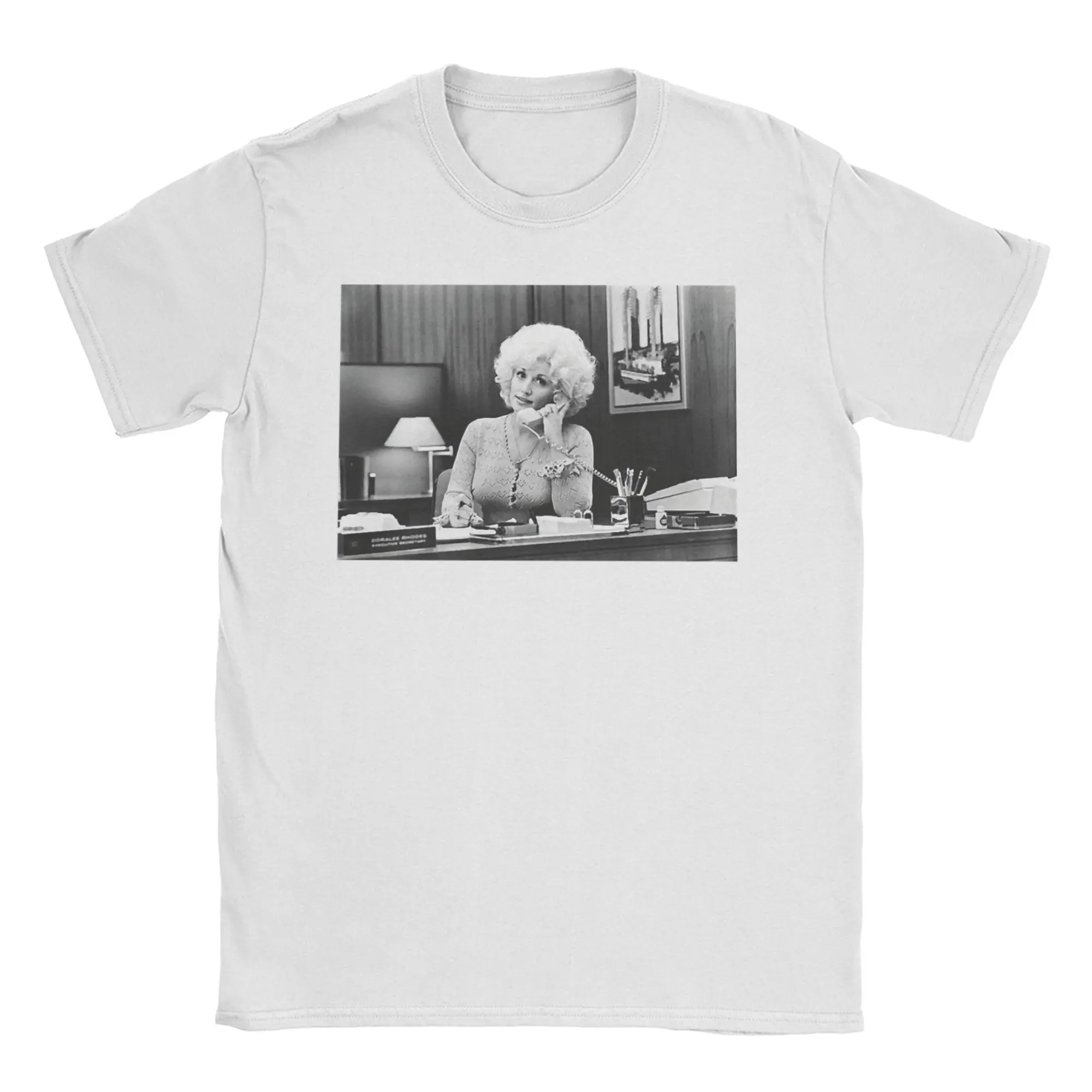 Dolly Parton In Nine To Five for Men Women T Shirt  Leisure Tees Short Sleeve Crewneck T-Shirt 100% Cotton Gift Idea Clothes