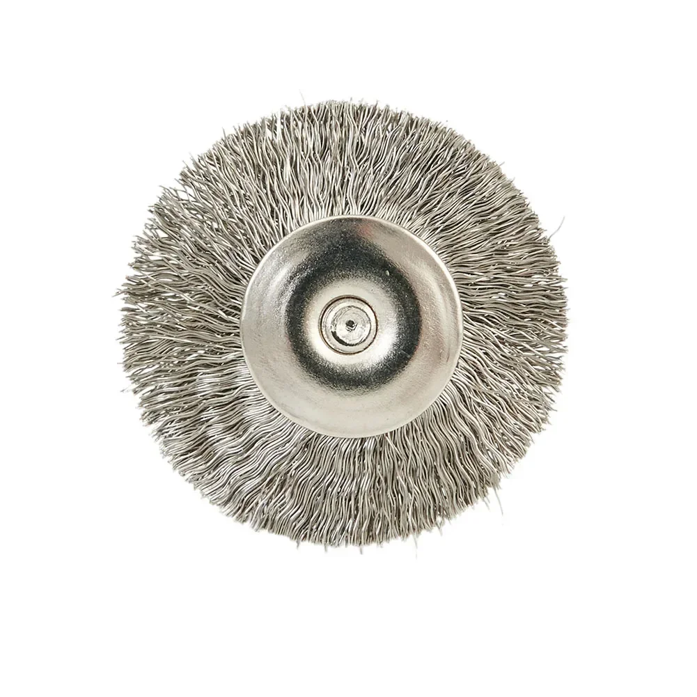 Attachable Wire Brushes Brush Cleaning Deburring Grinding Head Metal Pads Polishing Rotary Tools Scouring Scrub