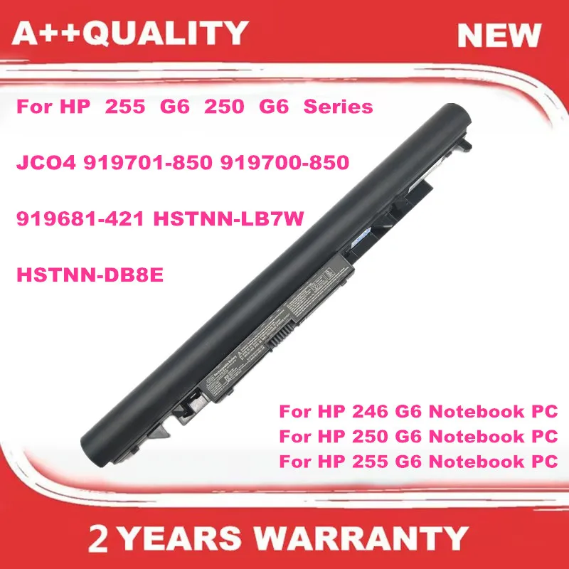 

New JC04 Laptop Battery for HP 255 G6 250 G6 Series JCO4 919701-850 919700-850 919681-421 HSTNN-LB7W HSTNN-DB8E
