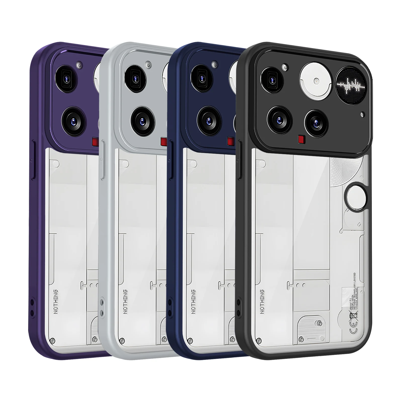 

Nothing Phone 3 A024 Case Hybrid Rugged Silicone TPU Bumper Crystal Clear Armor Hard Back Cover Case for Nothing Phone3 5G 2025