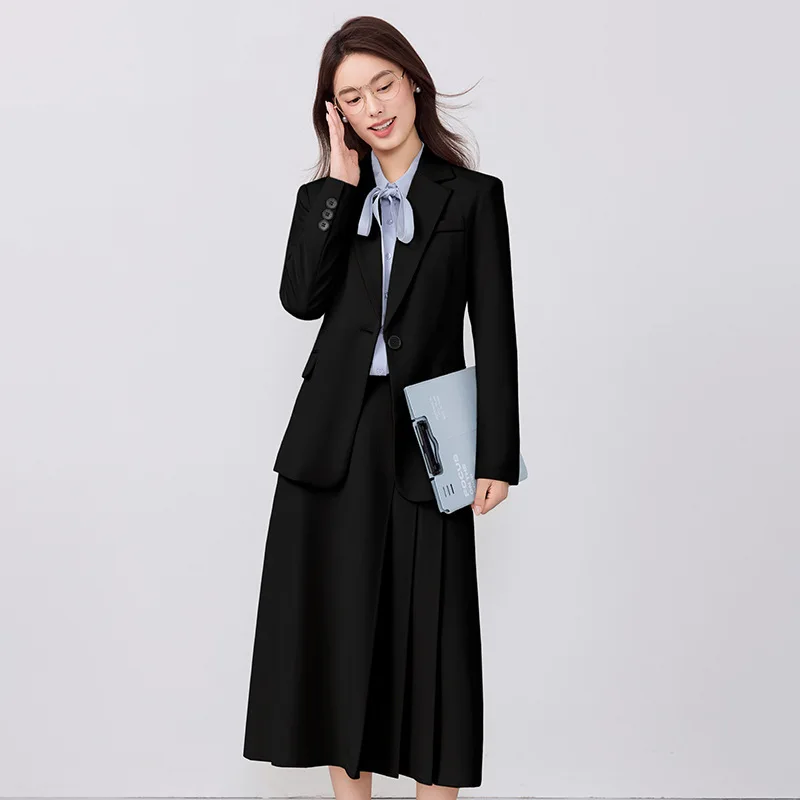 2025Women's Suit Set Spring Autumn High-end ProfessionalOLElegant Commuting Teacher Certification Interview Formal Workwear Suit
