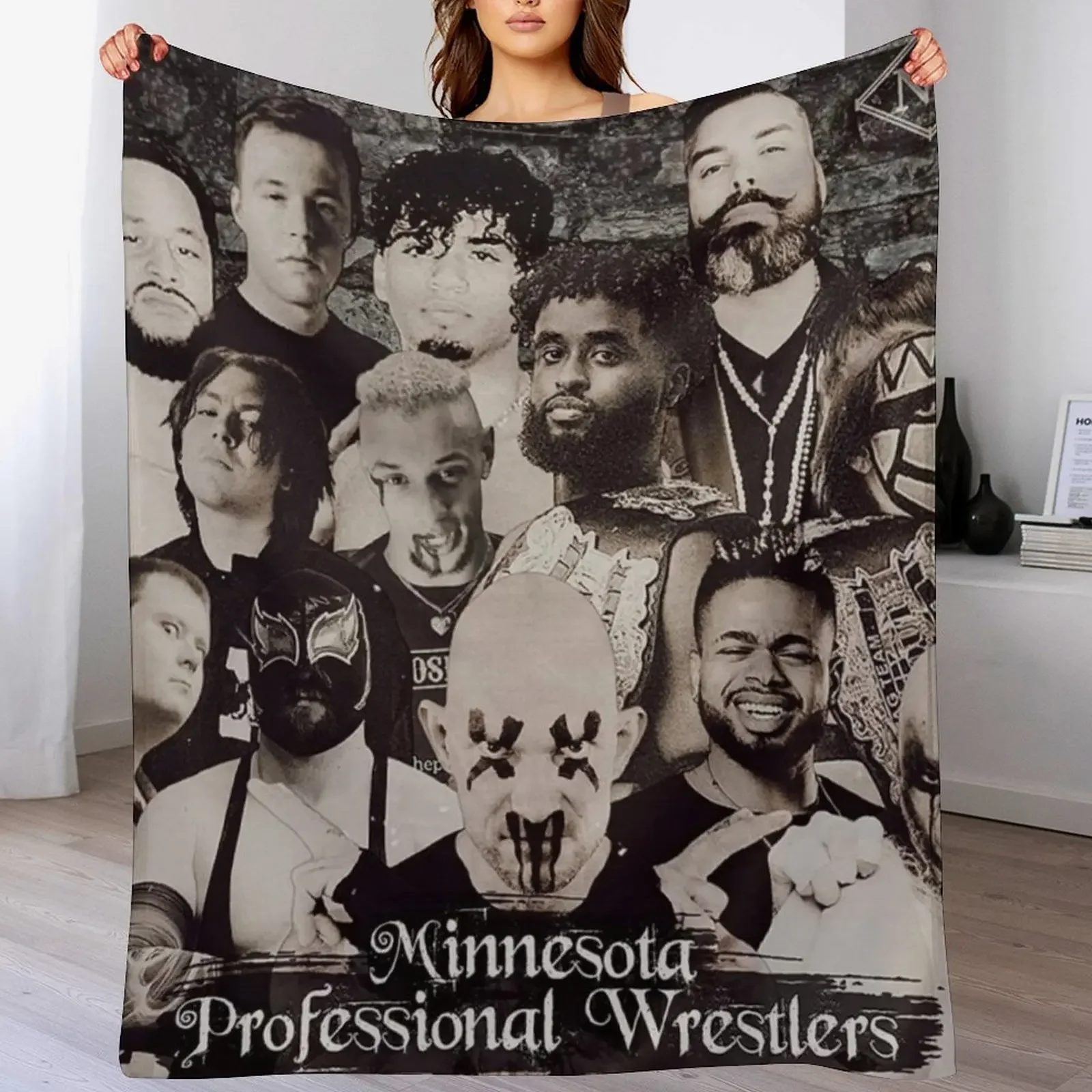 MN MADE Throw Blanket Durable Warm Blanket for Daily Home Use