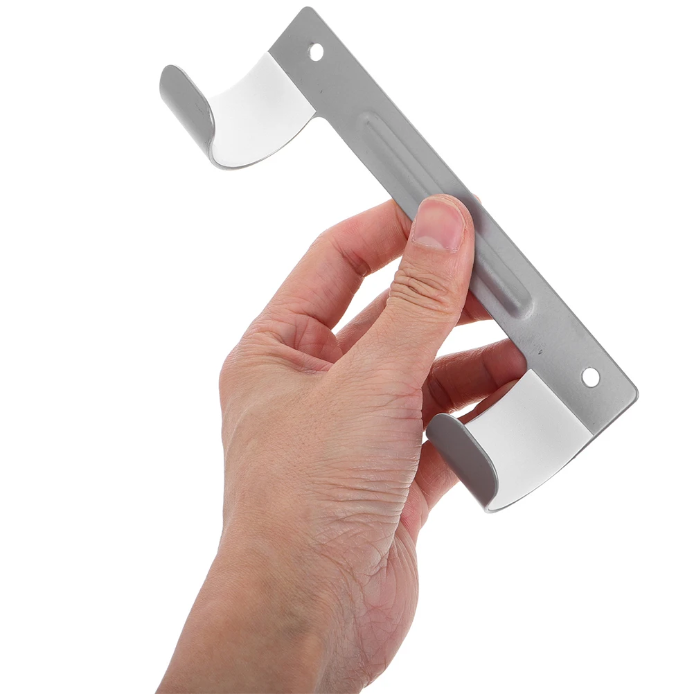 

2Pcs Ironing Board Wall Holder Rack Anti-Slip Hooks Laundry Room Organizer Hanging Storage Shelf Wall Mount Iron Holder