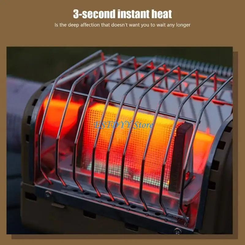 G6DE معدات التخييم موقد قابل للنقل خطة رقيقة تسليط الضوء على حقيبة التخزين لراحة الدفء