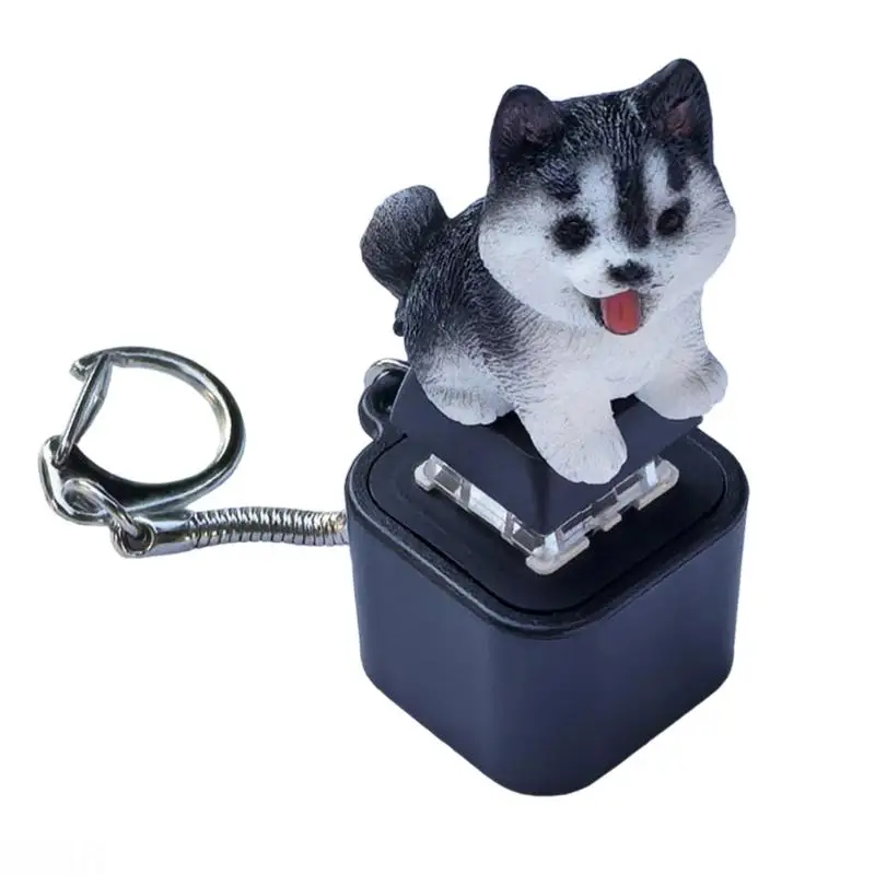 

D08B USB C C Перезаряжаемая игрушка для снятия напряжений для домашних животных с реалистичным светящимся режимом для лая для и